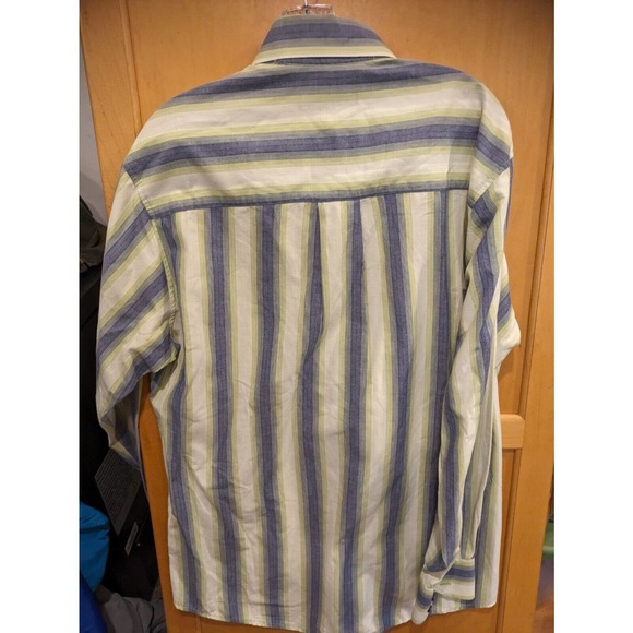 Raider Button Down Shirt Mens Medium Fits Large Cotton‎ Long Sleeve French Cuff - Picture 4 of 4